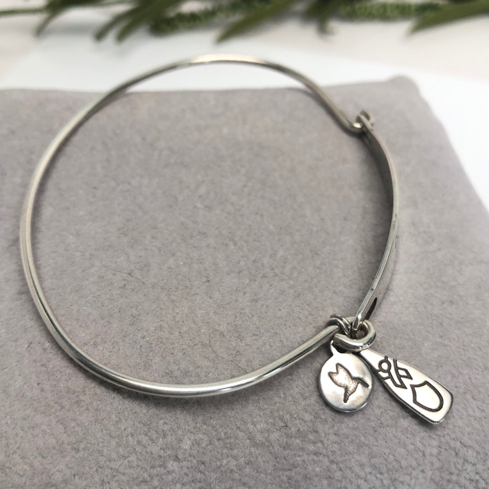 NEW💥CHAMILIA .925 Sterling Silver Bangle Bracelet - Picture 2 of 5